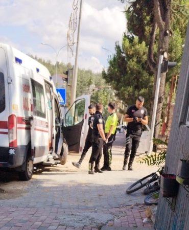 Bilecik’te bisikletin otomobile çarpması sonucu 1 kişi yaralı