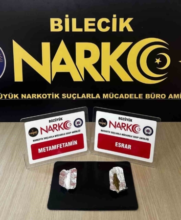 Bilecik’te düzenlenen uyuşturucu operasyonunda  1 şüpheli yakalandı
