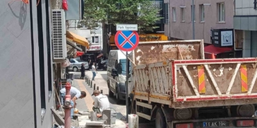 Bilecik’te kaldırımlar tamir ediliyor