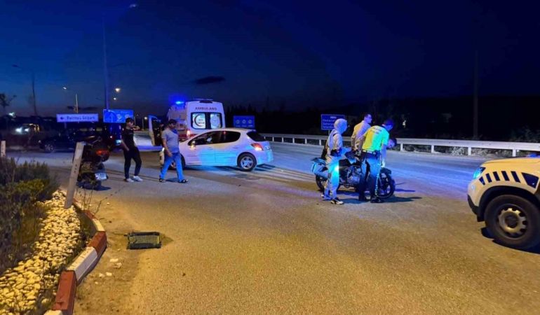 Bilecik’te otomobile çarpan motosiklet sürücüsü yaralandı