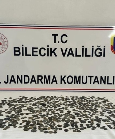 Bilecik’te Roma dönemine 794 adet sikke ele geçirildi