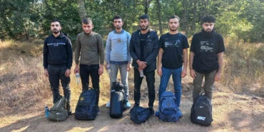Bulgaristan’a geçmeye çalışan 6 göçmen sınırda yakalandı