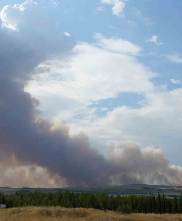 Bulgaristan’daki yangın Edirne sınırına ilerliyor, köy halkı tedirgin
