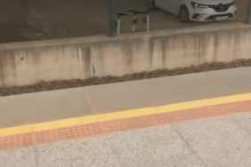 Bursa’da arazi aracıyla dakikalarca drift attı...O anlar kamerada