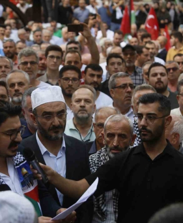 Bursa’da Haniye için basın açıklaması yapıldı: "Gün yas tutma değil intikam günüdür"