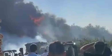 Bursa’da market deposunda korkutan yangın