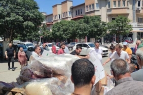 Bursa’da palet üzerinde bulunan gıda ürünlerinin üzerine düştüğü işçi yaralandı