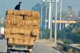 Bursa’da tehlikeli yolculuk kamerada