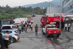 Bursa’da tekstil fabrikasında yangın