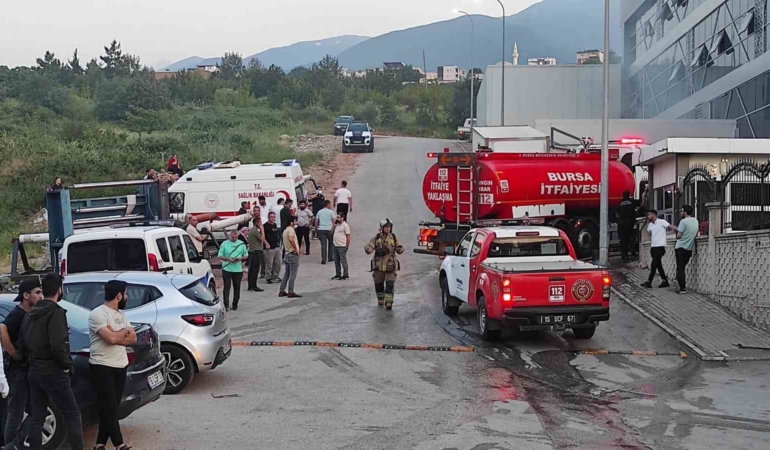 Bursa’da tekstil fabrikasında yangın