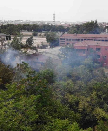 Bursa’nın göbeğinde korkutan yangın