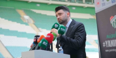Bursaspor Başkanı Enes Çelik: “Bursaspor’un hakkını kimseye yedirmeyiz”