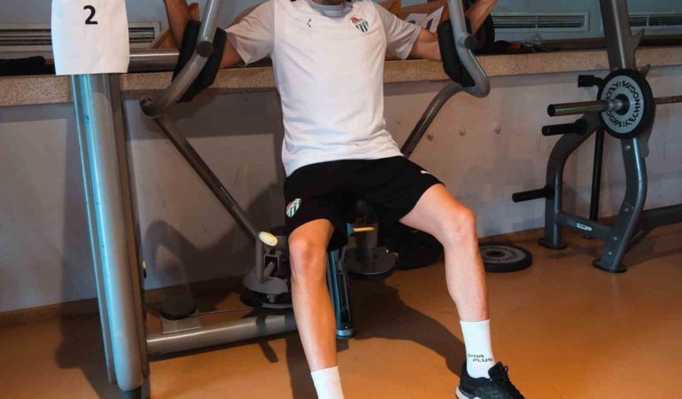 Bursaspor kuvvet çalışması yaptı