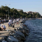 Büyükçekmeceli olta balıkçıları kıyasıya yarıştı