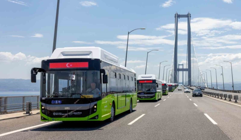 Büyükşehir’in yeni aldığı 81 otobüsten 30’u daha şehre ulaştı