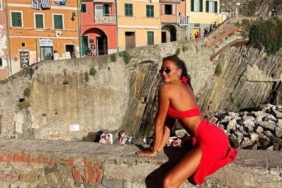 Camide çıplak poz veren Eda Taşpınar, İtalya’da ortaya çıktı