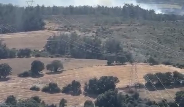 Çan’daki orman yangını kontrol altına alındı