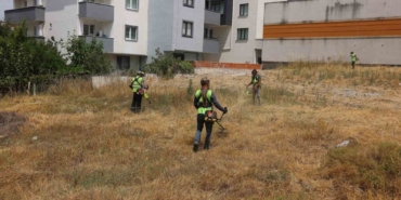 Çayırova’da yabani otlar temizleniyor