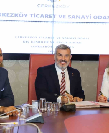 Çerkezköy TSO ile Bulgar Türk işadamları arasında iş birliği protokolü imzalandı