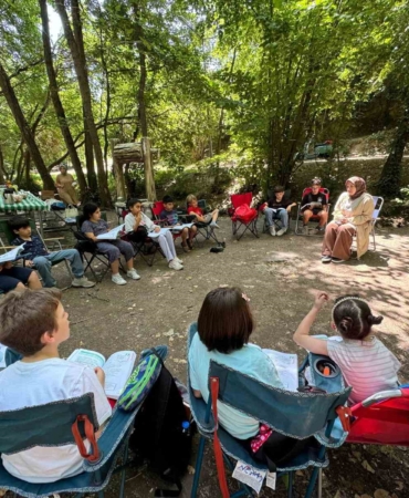 Çocuklar yaz tatilini dolu dolu geçiriyor