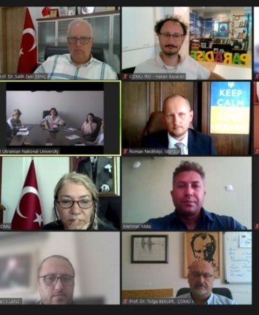 ÇOMÜ ile Batı Ukrayna Ulusal Üniversitesi arasında iş birliği