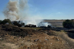 Çorlu’da korkutan yangın