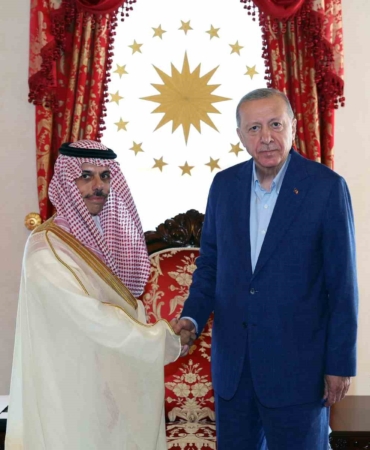 Cumhurbaşkanı Erdoğan, Suudi Arabistan Dışişleri Bakanı Faysal bin Ferhan ile görüştü