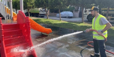 Darıca’da parklara hijyenik dokunuş