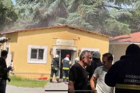 Deney yapıldığı sırada laboratuvarda çıkan yangın korkuttu