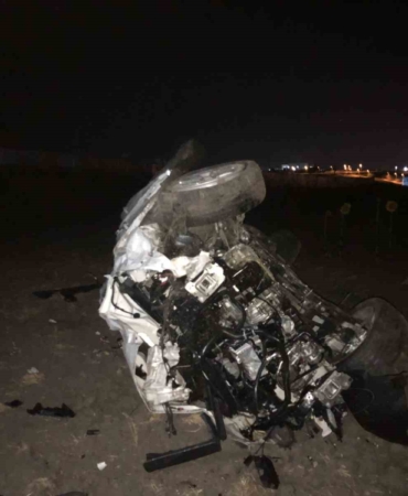 Domuza çarpan otomobil takla attı: Genç eczacı hayatını kaybetti