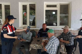 Edirne jandarması vatandaşları şiddette karşı bilgilendirdi