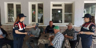 Edirne jandarması vatandaşları şiddette karşı bilgilendirdi