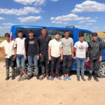 Edirne’de 8 yabancı  uyruklu kaçak göçmen yakalandı