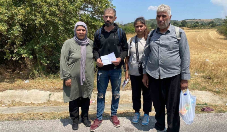 Edirne’de Bulgaristan’a geçmeye çalışan 4 kaçak göçmen yakalandı