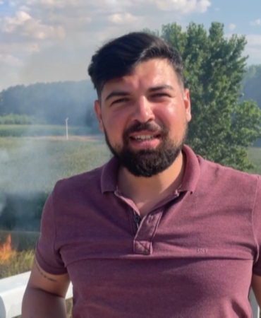 Edirne’de ot yangını mısır tarlasına sıçramadan söndürüldü