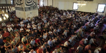 Edirne’de pehlivanlar cuma namazında buluştu