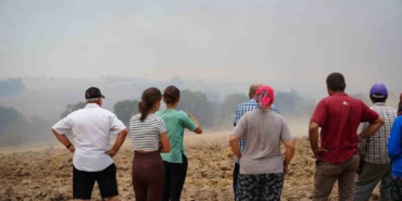 Edirne’deki orman yangınına havadan ve karadan müdahale sürüyor