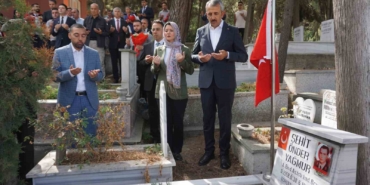 Edirne’deki şehitler kabirleri başında anıldı