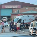 Erdek’teki tehlikeli kavşak yine can yaktı: motosiklet sürücüsü ağır yaralandı