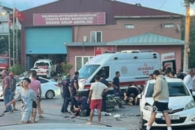 Erdek’teki tehlikeli kavşak yine can yaktı: motosiklet sürücüsü ağır yaralandı