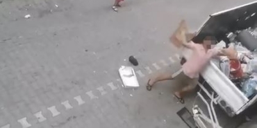 Esenyurt’ta tartıştığı komşusunun evini böyle taşladı