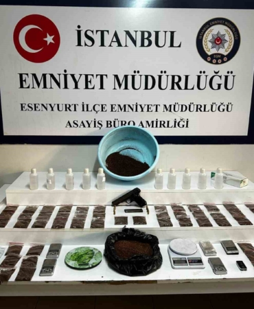 Esenyurt’ta uyuşturucu operasyonu: 4 kilo uyuşturucu ele geçirildi