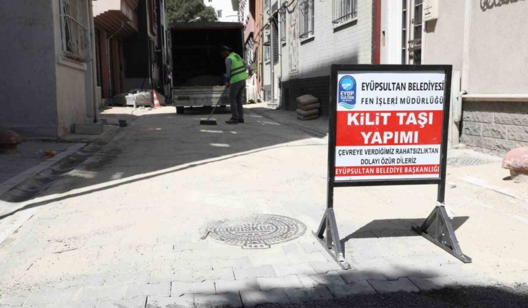 Eyüpsultan’da bin 300 metrekarelik alan yenilendi