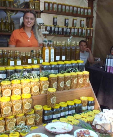 Festivalde ürünlerini tanıttılar