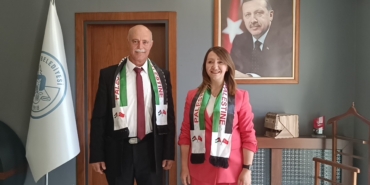 Filistin halkının yanında olmak için kardeş şehir oldular