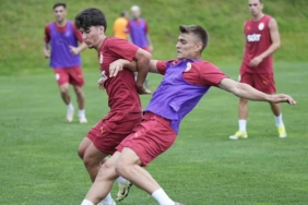 Galatasaray, savunma ve hücum çalıştı