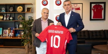 Giorgio Marrapodi, TFF Başkanı Hacıosmanoğlu’nu ziyaret etti