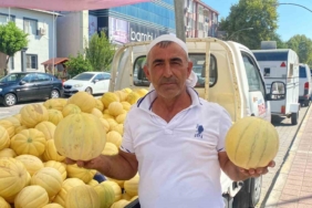 Gönen kavunu tezgahlarda