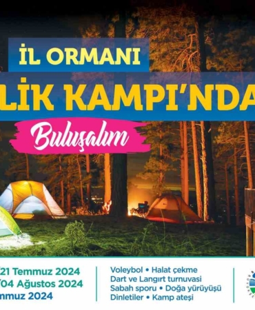 İl Ormanı’nda gençlik kampı için başvurular başladı