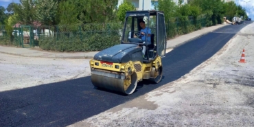 İlimtepe Mahallesinde asfalt çalışması